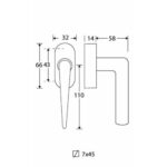 Artitec Mi Satori Draaikiepgarnituur Wig/Elegant glans nikkel