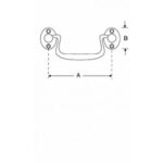 Artitec Meubelgreep Liscio 75mm glans nikkel