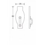 Artitec Meubeltrekker Deco verbronsd