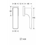 Artitec Mi Satori Draaikiep raamkruk Maximal mat nikkel ongelakt