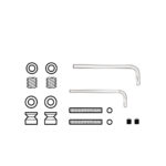 AXA Montage set deurgreep enkelzijdig C Aluminum