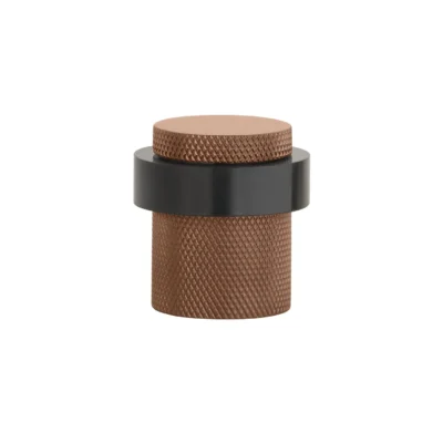 Sterk deurstopper 1721 vloer Ø38x40mm koper PVD