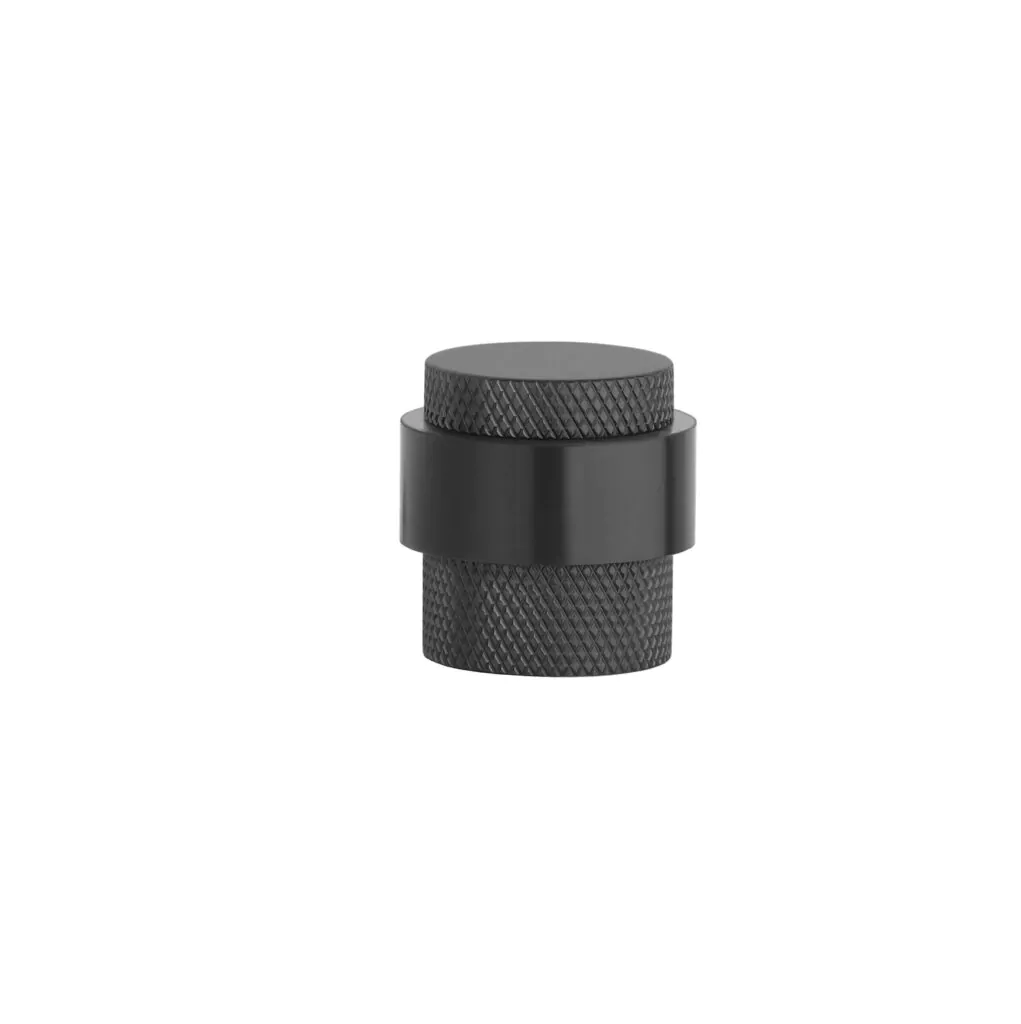 Sterk deurstopper 1722 vloer Ø30×30 mm mat zwart