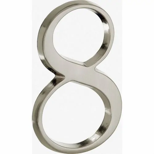 Artitec Mi Satori Huisnummer Roman 120mm-8 mat nikkel PVD