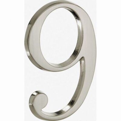 Artitec Mi Satori Huisnummer Roman 120mm-9 mat nikkel PVD