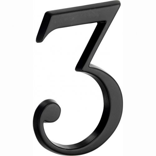 Artitec Mi Satori Huisnummer Roman 120mm-3 mat zwart, huisnummer, huisnummer bord, huisnummer kopen, huisnummerbord, huisnummerbord kopen