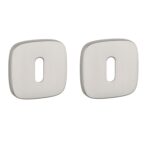 Sleutelrozet Afgerond Nikkel