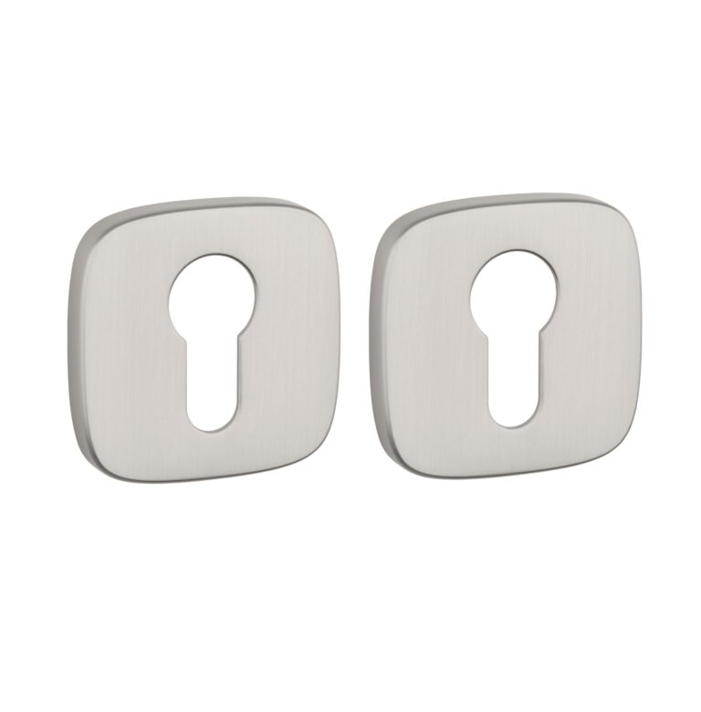 Cilinderrozet Afgerond Nikkel