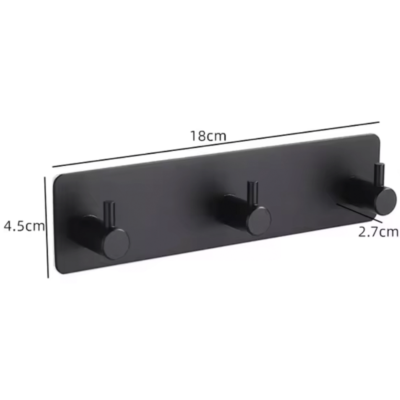 ULA roestvrijstalen muurhaak 3M sticker zelfklevende deurhaak handdoek kleding badjas rek toiletaccessoires doucheaccessoires