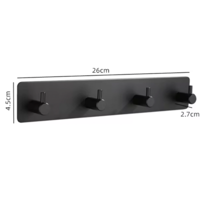 ULA roestvrijstalen muurhaak 3M sticker zelfklevende deurhaak handdoek kleding badjas rek toiletaccessoires doucheaccessoires