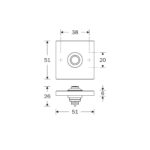 Artitec Mi Satori Beldrukker Bauhaus mat chroom