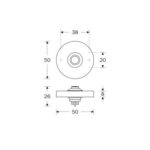 Artitec Mi Satori Beldrukker Vivo antiek chroom mat