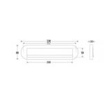 Artitec Brievenbus Briefplaat ovaal Mi Satori messing antiek