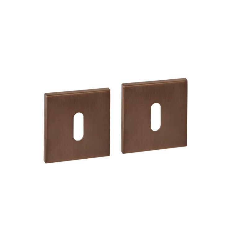 Intersteel Q Sleutelrozetten verdekt Brons Vierkant