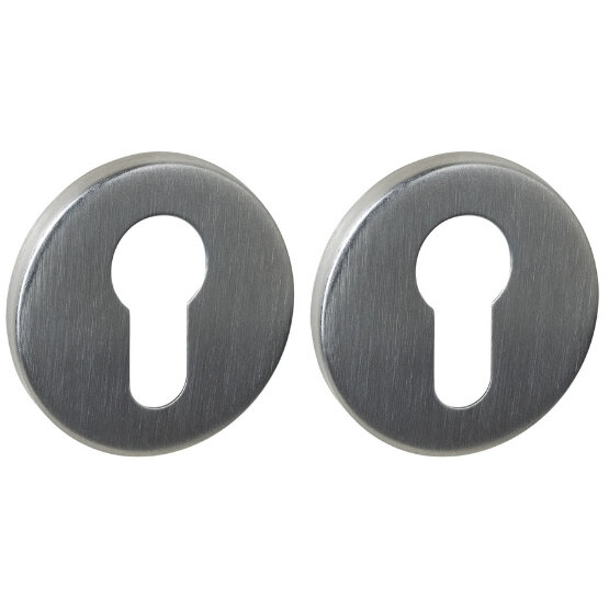 Intersteel Q Cilinderrozetten verdekt ø52x6mm pvd rvs