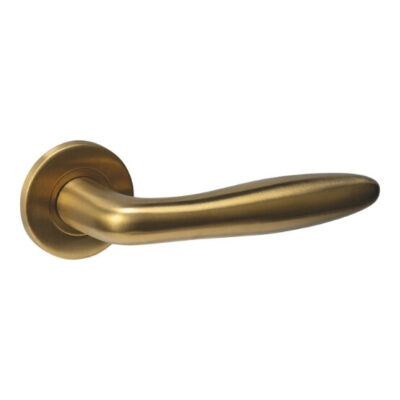 Intersteel deurkruk Q 03 op rozet 52x6mm pvd messing mat