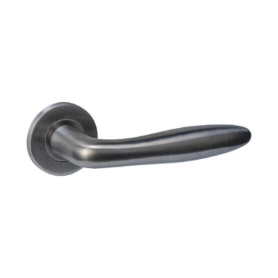 Intersteel deurkruk Q 03 op rozet verdekt ø52x6mm pvd antraciet