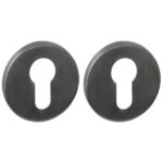 Intersteel Q Cilinderrozetten verdekt ø52x6mm pvd zwart