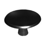 Hermeta Knop Rond Zwart 35mm