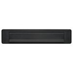 Artitec Brievenbus Briefplaat QUADRA rechthoek zwart