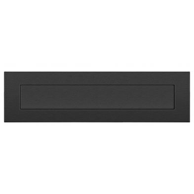 Artitec Brievenbus Briefplaat QUATTRO rechthoek zwart