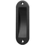 Hermeta Schuifdeurkom Ovaal Zwart