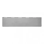 Tochtklep rechthoek rvs mat