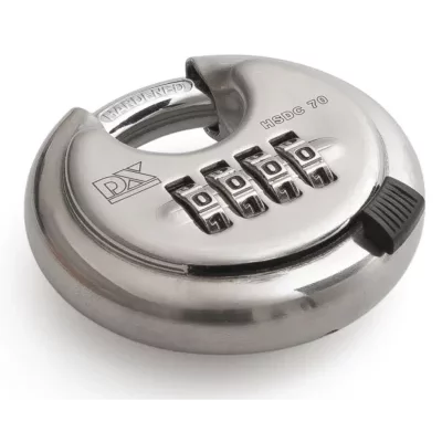 Dulimex Discusslot 70 mm RVS met cijferslot