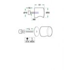 Artitec Mi Satori Voordeurknop STAR rvs mat ø50 mm