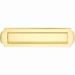 Artitec Brievenbus Briefplaat Art-Nouveau messing PVD