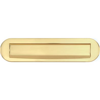 Artitec Brievenbus Briefplaat ovaal Mi Satori messing PVD