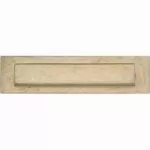 Artitec Brievenbus Briefplaat rechthoekig Mi Satori messing antiek