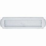 Artitec Brievenbus Briefplaat Art-Nouveau mat chroom