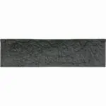 Artitec Tochtklep Lelie ijzer zwart 388 x 80