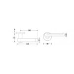 Artitec Deurkruk op rozet Dual/Vivo mat nikkel ongelakt