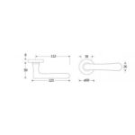 Artitec Deurkruk op rozet Linea XL/Vivo glans chroom