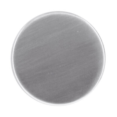 Blind Rozet rond 45 mm Inox Look