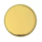 Blind Rozet rond 45 mm Messing Gepolijst