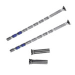 Vijzenset Patentbout 100mm Old Silver