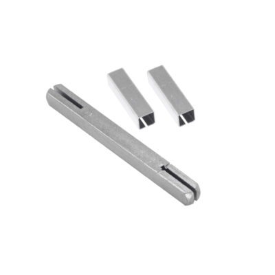 Krukstift met 2 Zaagsnede 7x7x100mm