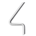 HDD Pro Huisnummer Rond 4 Inox Plus