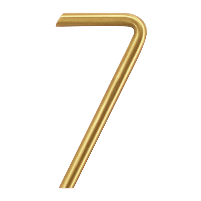 HDD Pro Huisnummer Rond 7 Mat Goud