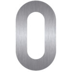HDD Pro Huisnummer Plat 0 Inox Plus