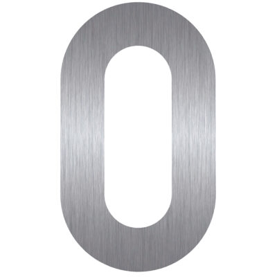 HDD Pro Huisnummer Plat 0 Inox Plus