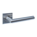 Intersteel deurkruk Q 04 op rozet verdekt 53x53x6mm rvs