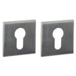 Intersteel Q Cilinderrozetten verdekt 53x53x6mm pvd rvs