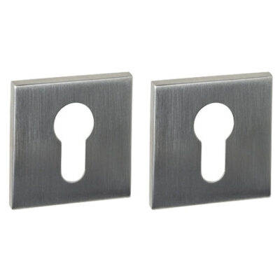 Intersteel Q Cilinderrozetten verdekt 53x53x6mm pvd rvs