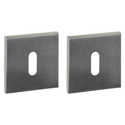 Intersteel Q sleutelrozetten verdekt 53x53x6mm pvd rvs