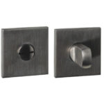 Intersteel WC-sluiting verdekt 53x53x6mm met stift 6-8mm pvd antraciet