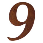 HDD Pro Huisnummer 9 Retro Roest